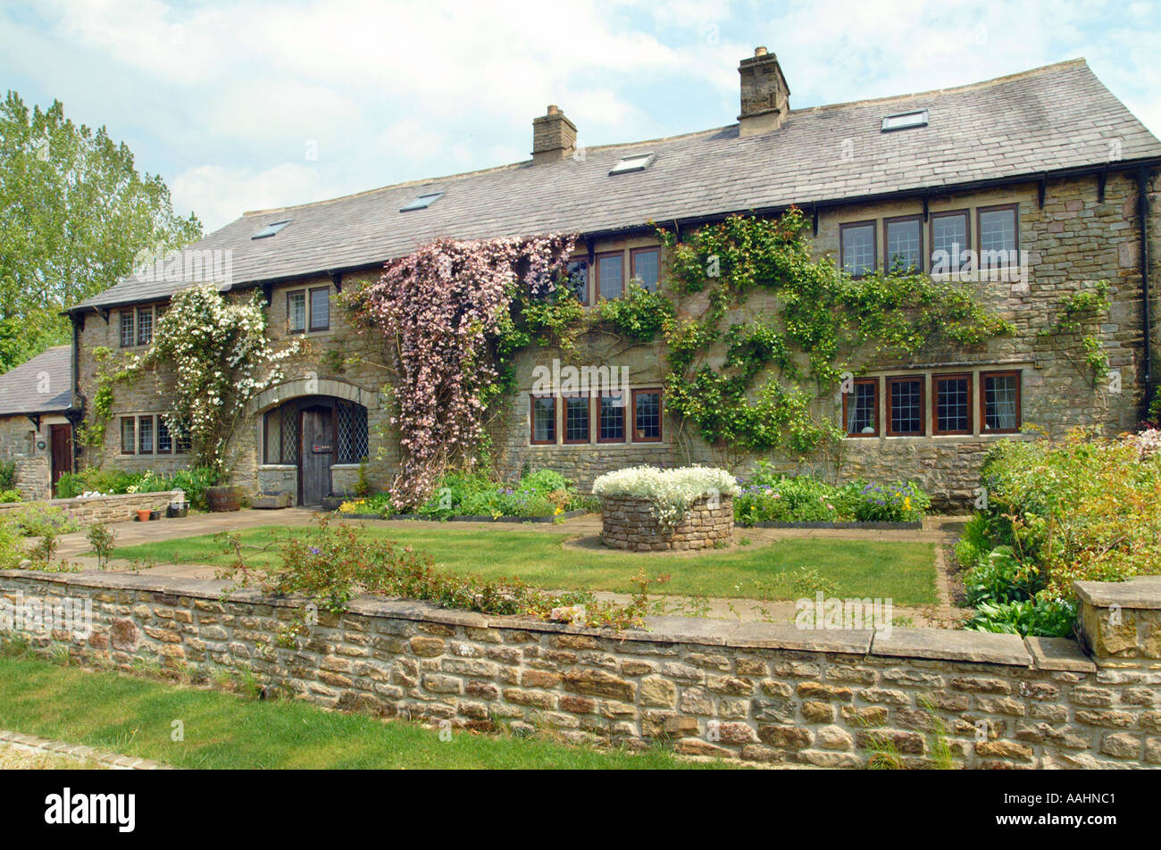 Marsh Hall Farm Cappella en le Frith colomba cote Peak District UK Europa Foto Stock