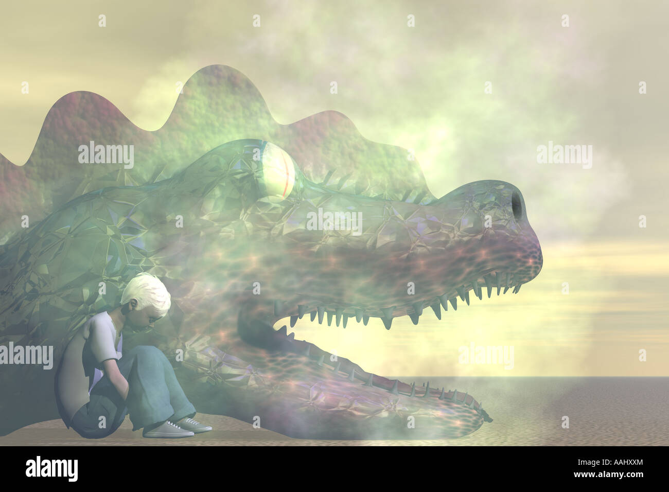 Un simpatico amico. Foto Stock