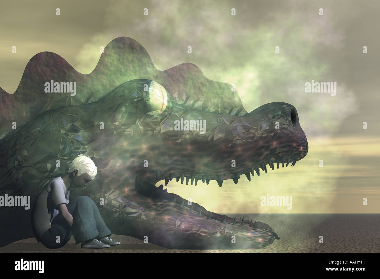 Un simpatico amico. Foto Stock