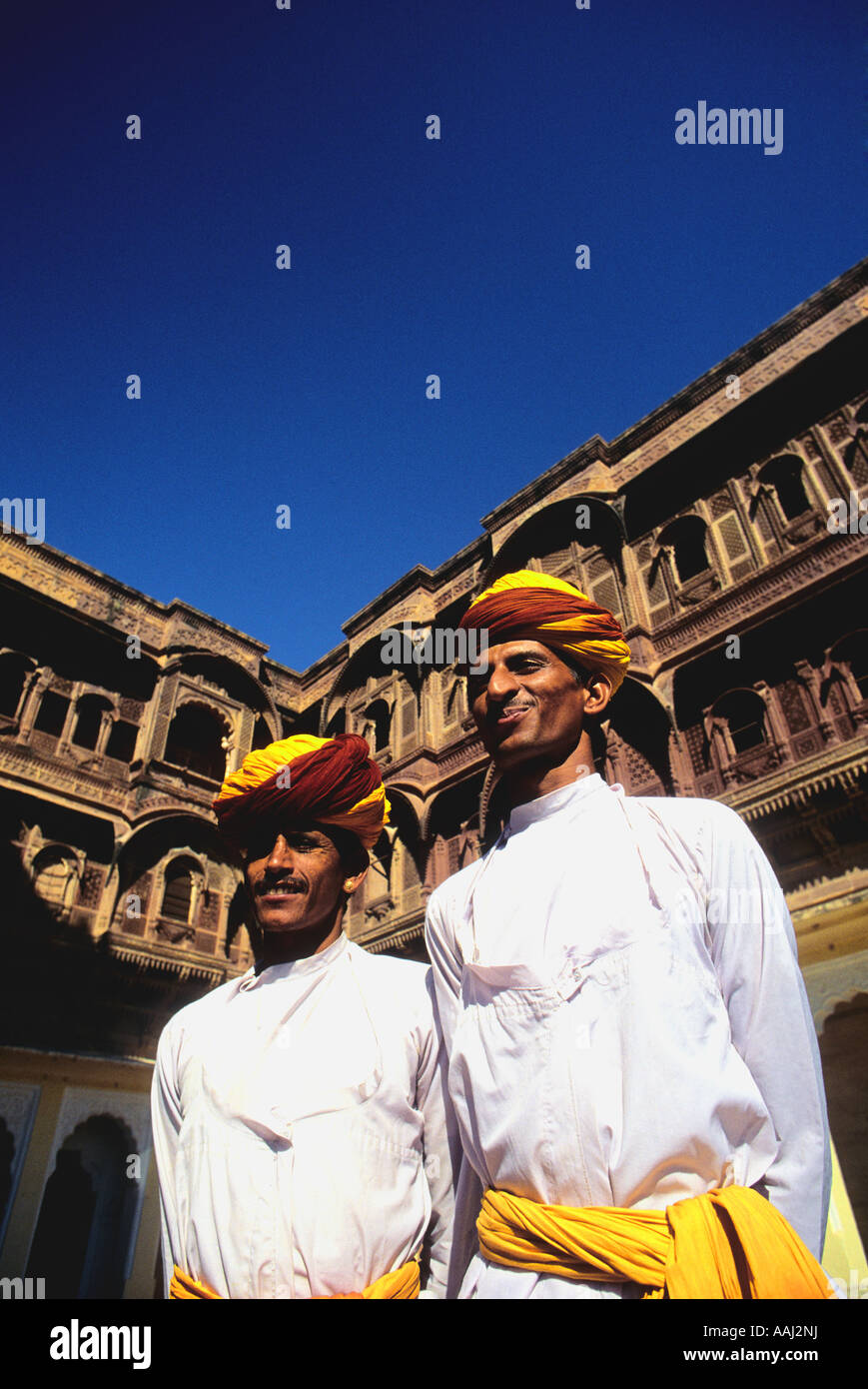 Intendants a meherangarah (majestic ) fort jodhpur rajasthan rajastan india Foto Stock
