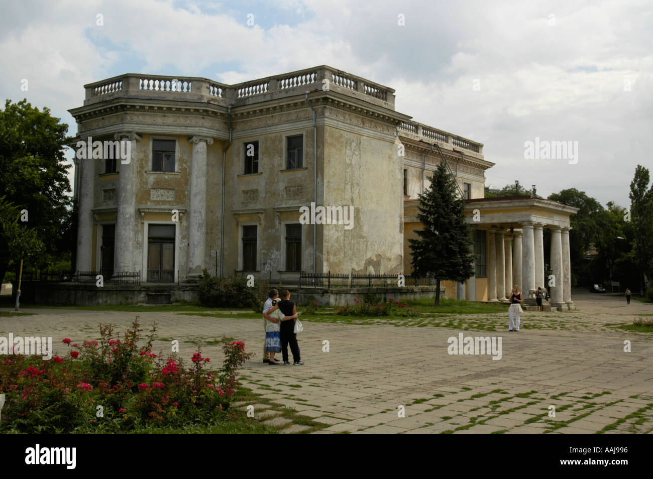 Odessa, Prymorsky bulvar, palace Foto Stock