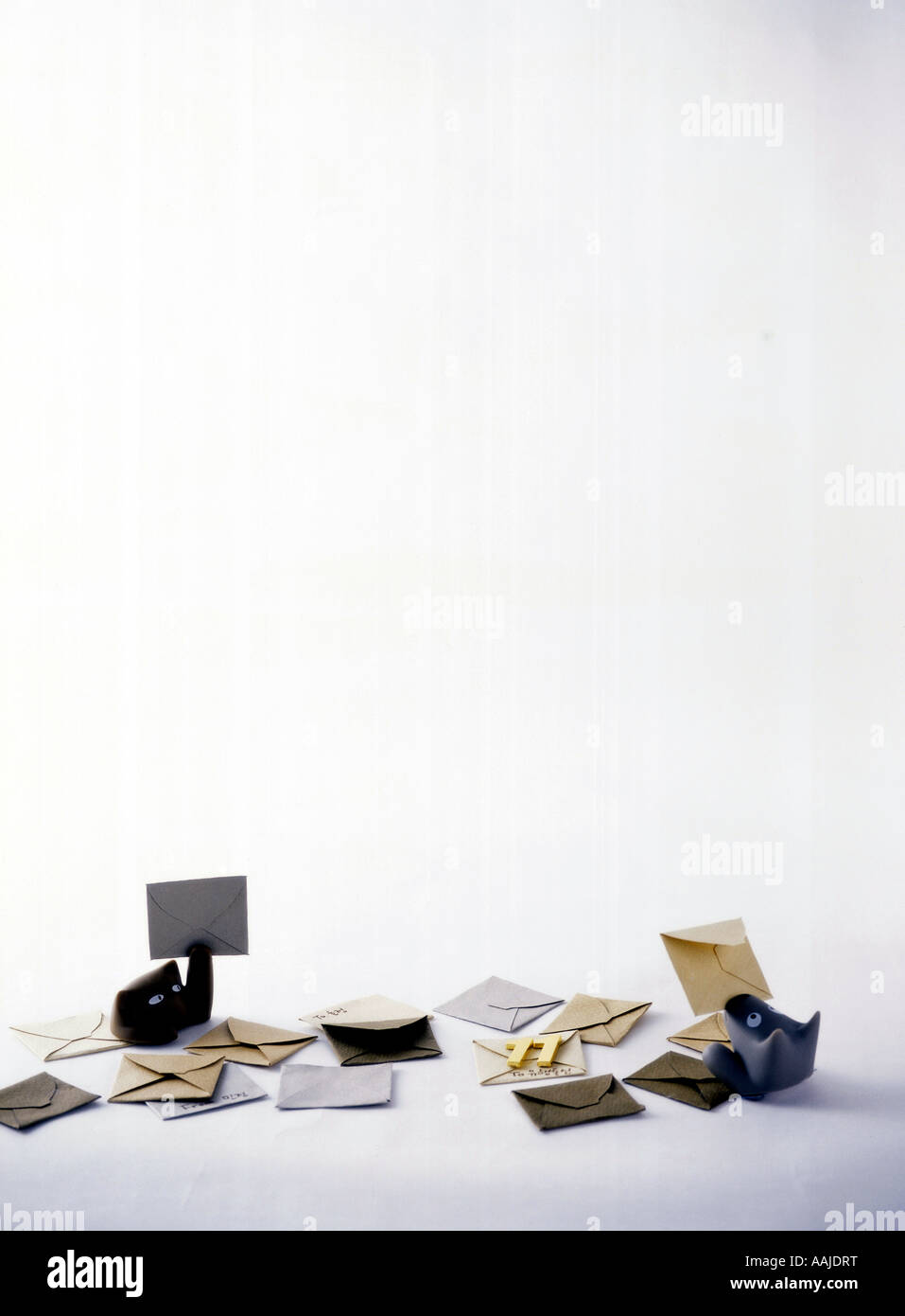 Stand di memo Foto Stock