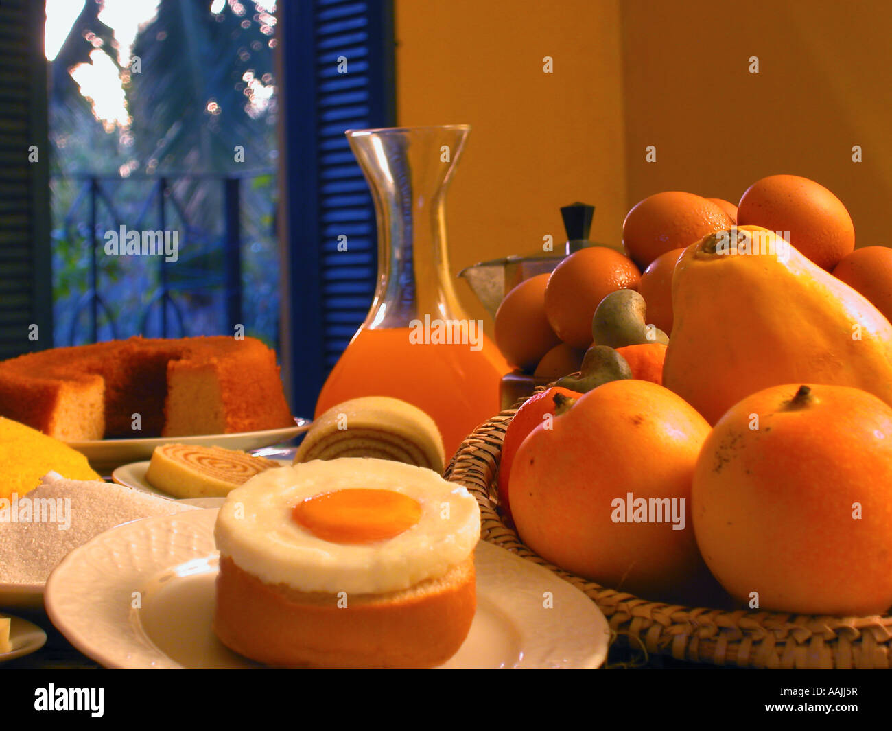 Colazione brasiliana , natal , Rio Grande do Norte , Brasile Foto Stock