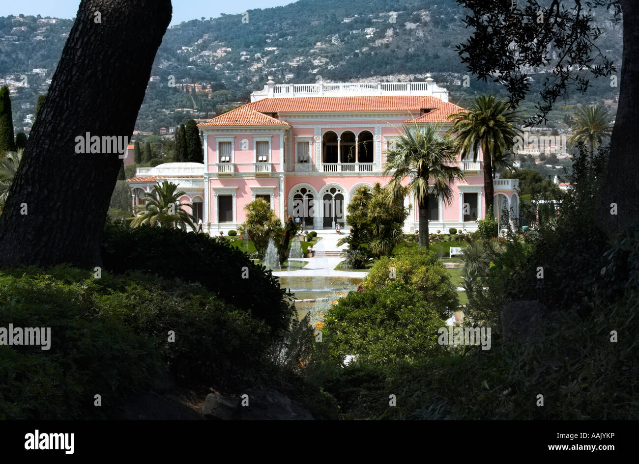 Villa Ephrussi de Rothschild solo uso editoriale Foto Stock
