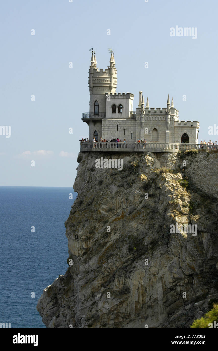 Il castello di Crimea nido di rondini Foto Stock