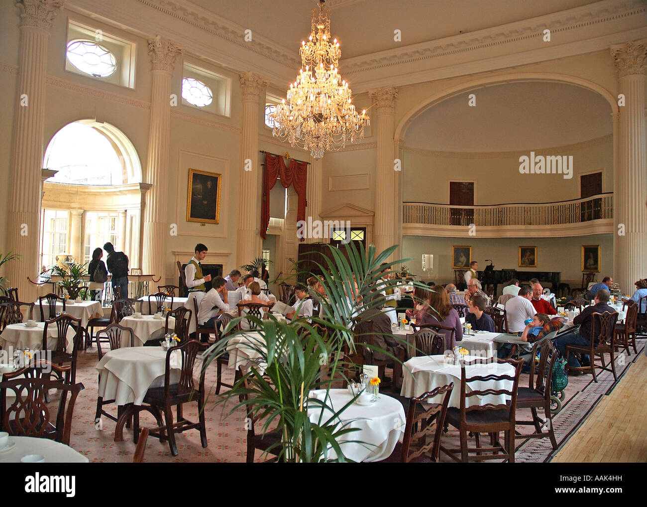 La pompa Sala ristorante Foto Stock