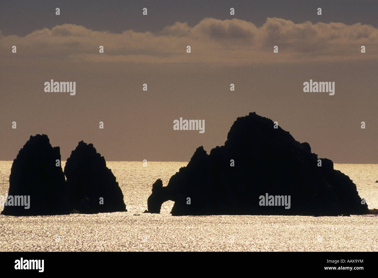 El Arco dell'arco e del Land di estremità in corrispondenza della punta del promontorio di Cabo San Lucas Baja California Sur Messico Foto Stock