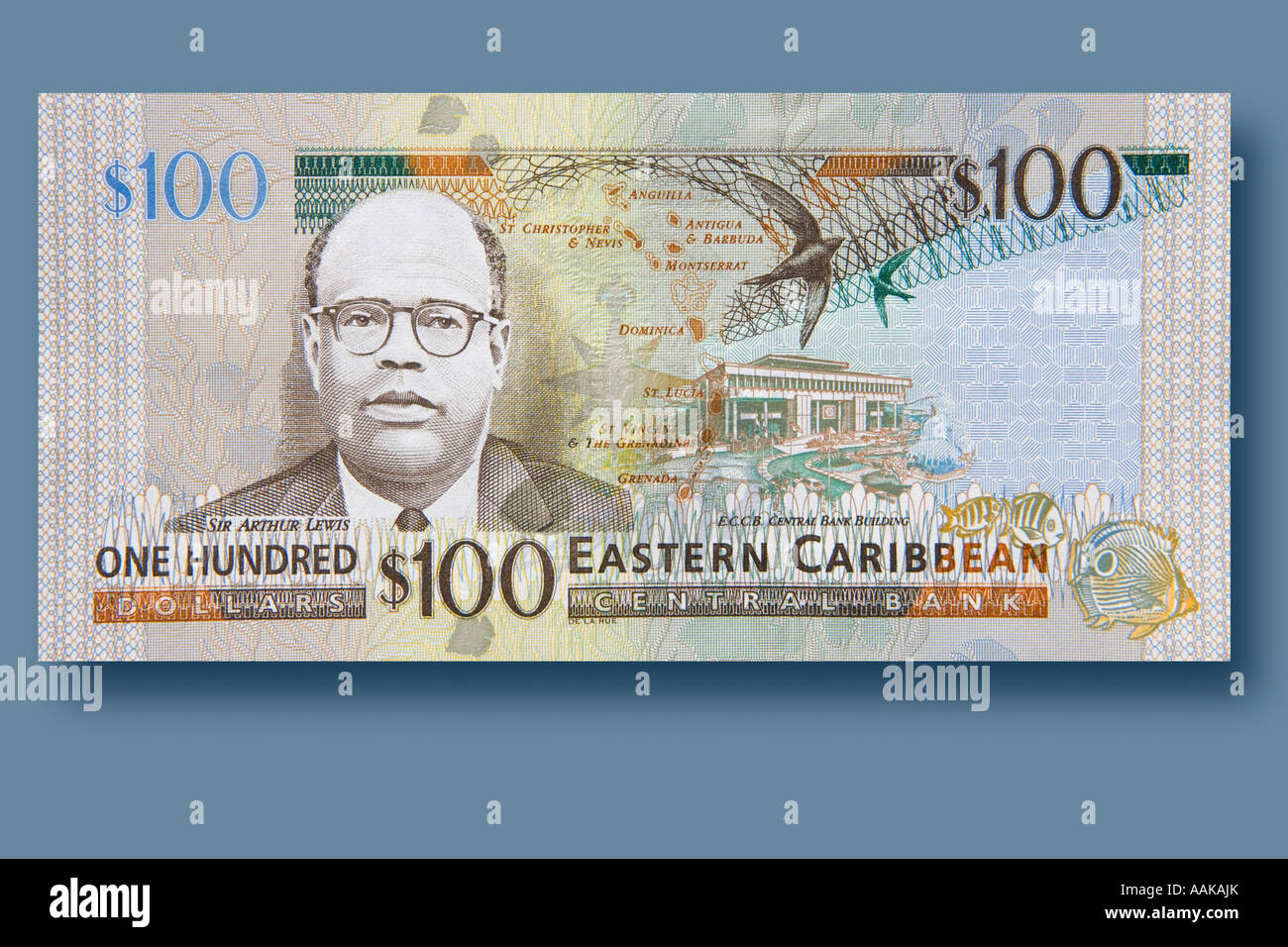 A 100 dollari dalla CE o caraibi orientali. Foto Stock