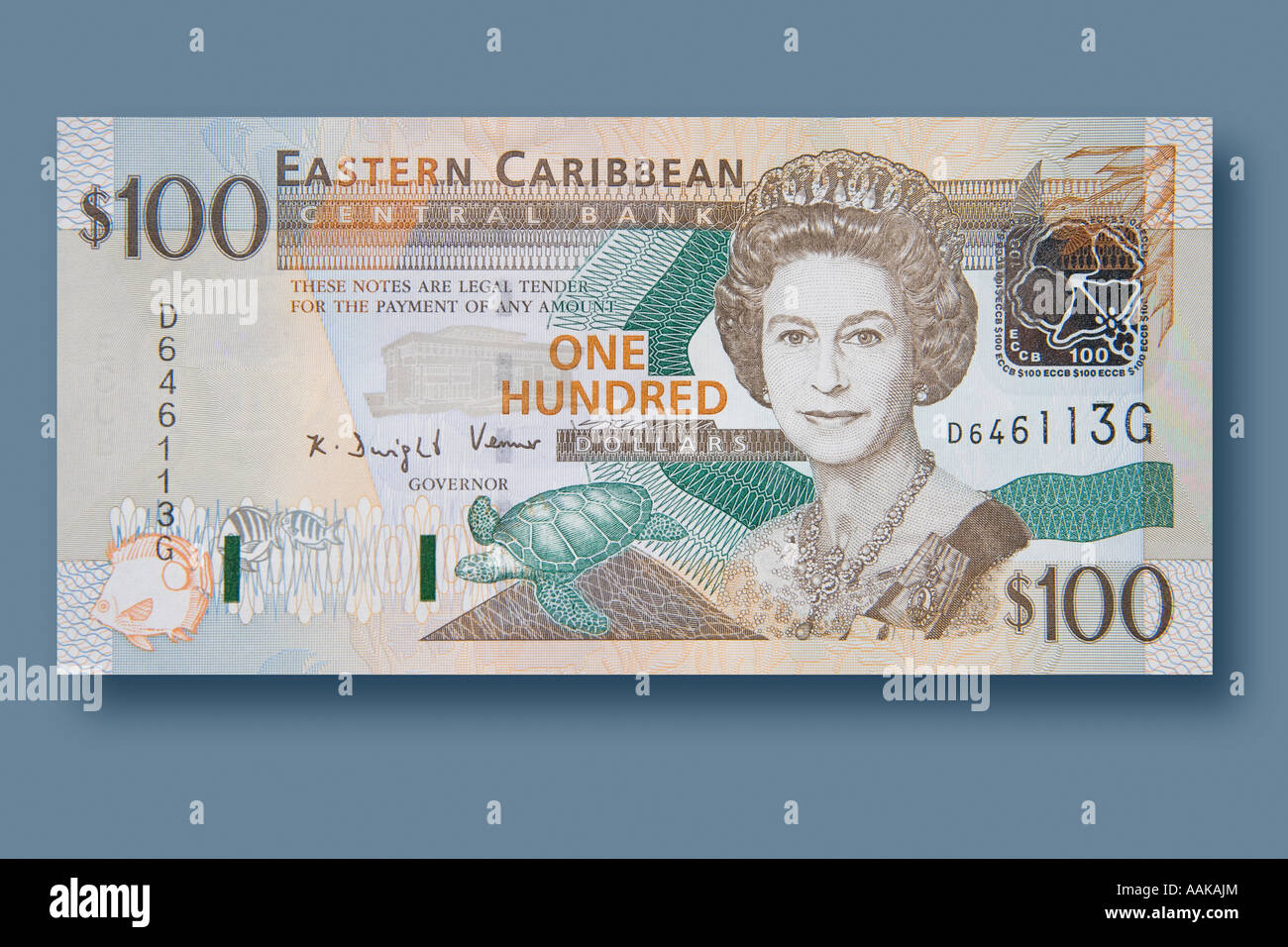 A 100 dollari dalla CE o caraibi orientali. Foto Stock
