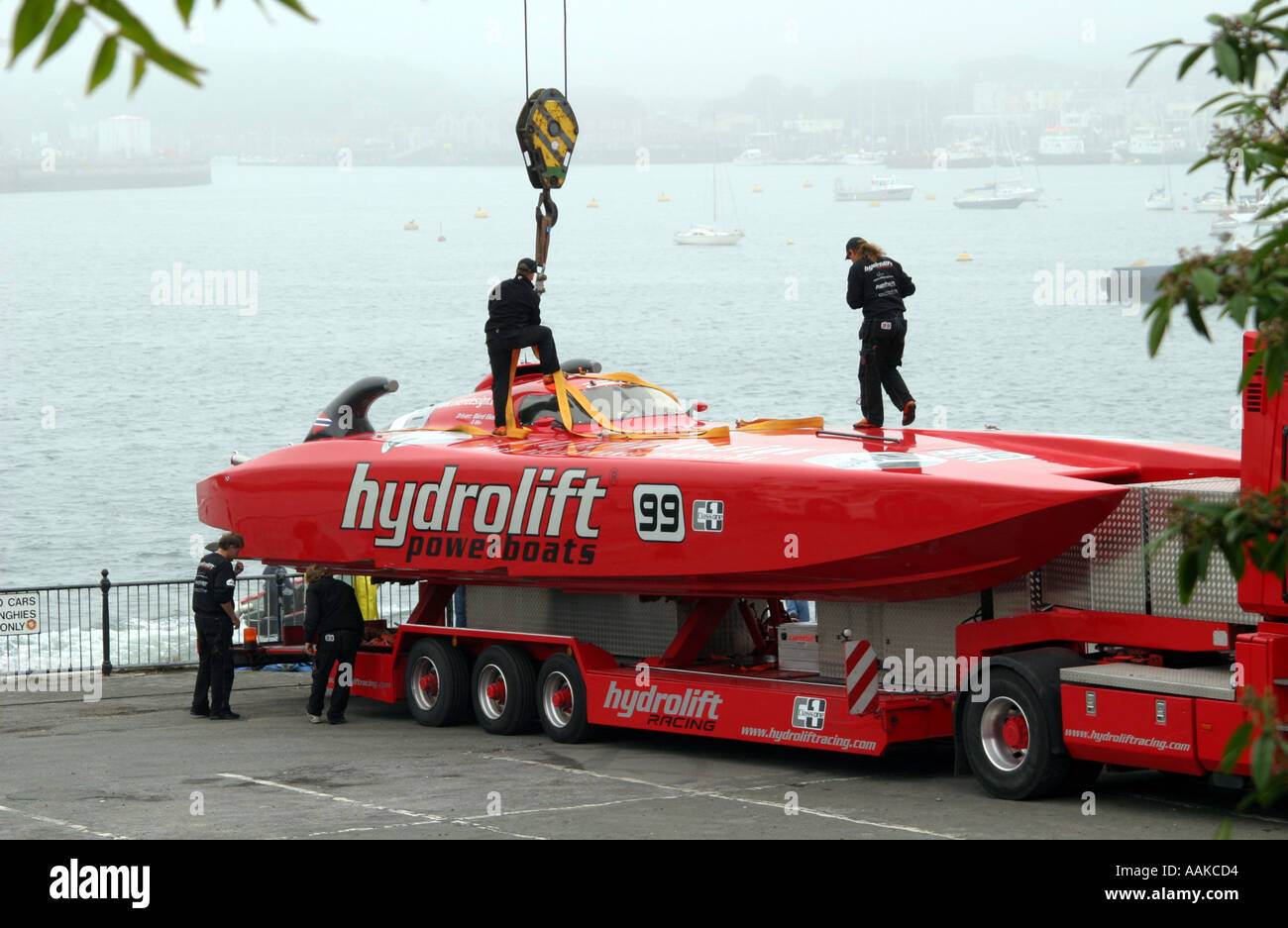 Powerboat Foto Stock