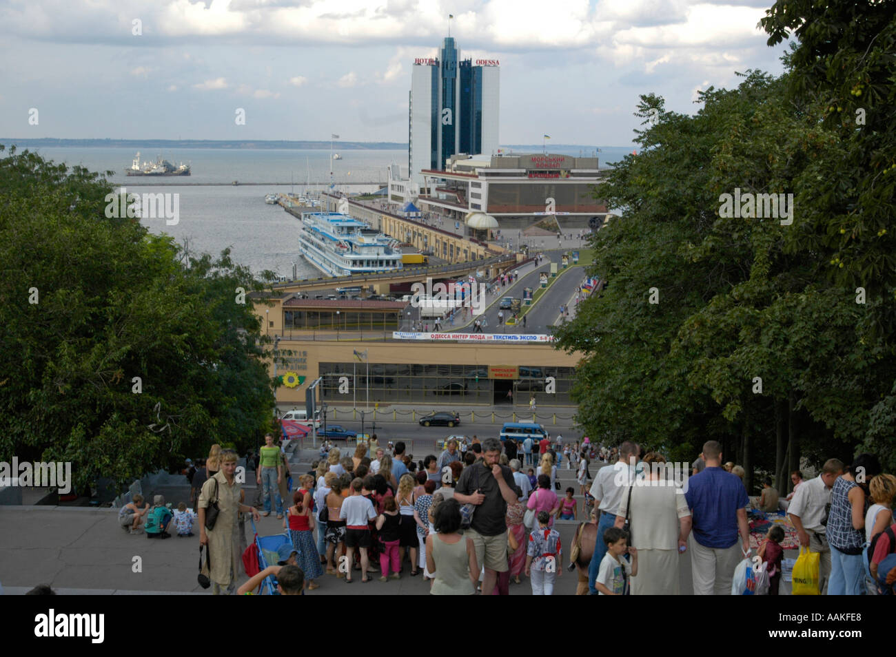 Odessa, Potemkin Scale Foto Stock