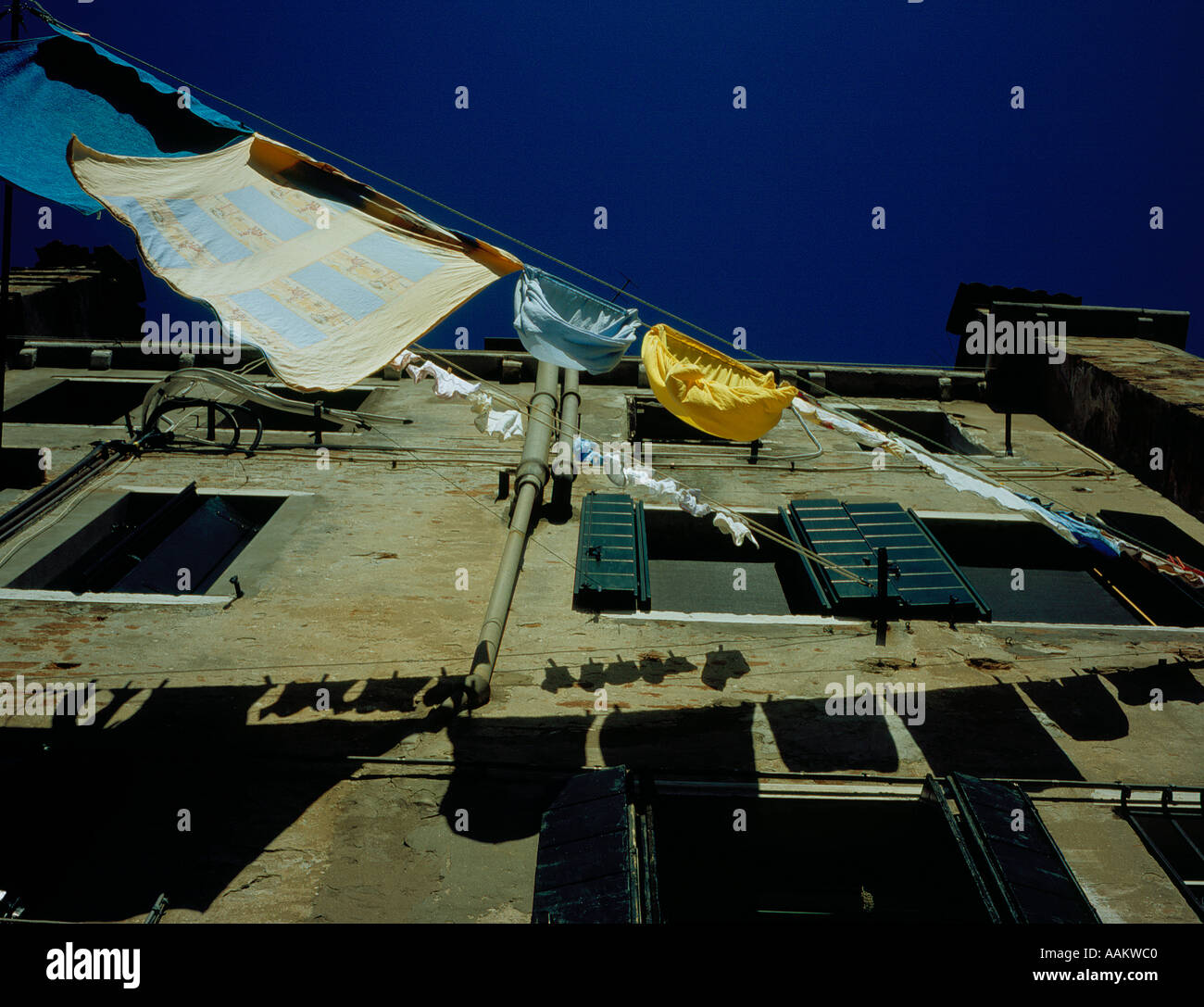 Servizio lavanderia Venezia, Sito Patrimonio Mondiale dell'UNESCO, l'Italia, l'Europa. Foto di Willy Matheisl Foto Stock