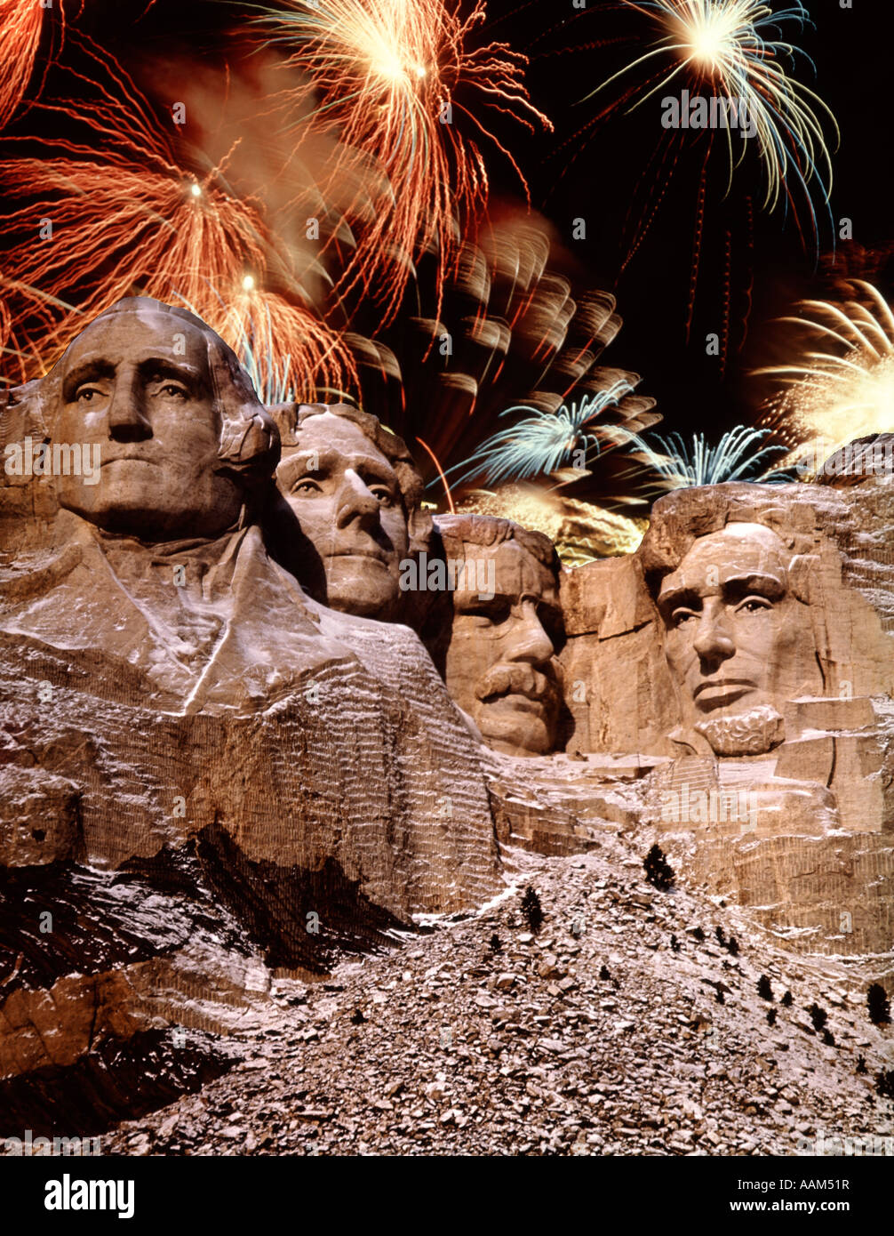 MT. RUSHMORE Dakota del Sud Foto Stock