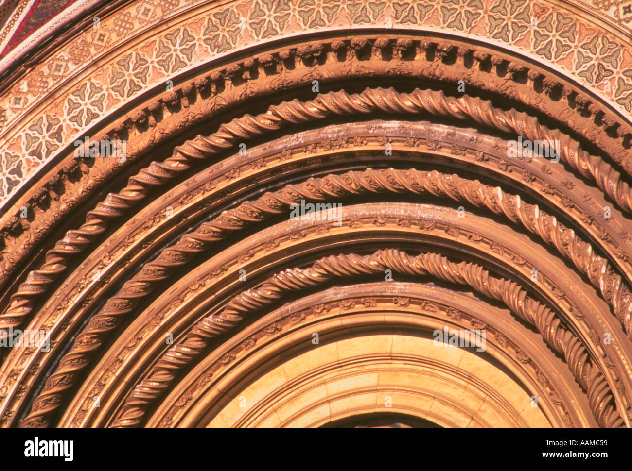 Italia Orvietto cattedrale Duomo dettaglio Regione Umbria Foto Stock