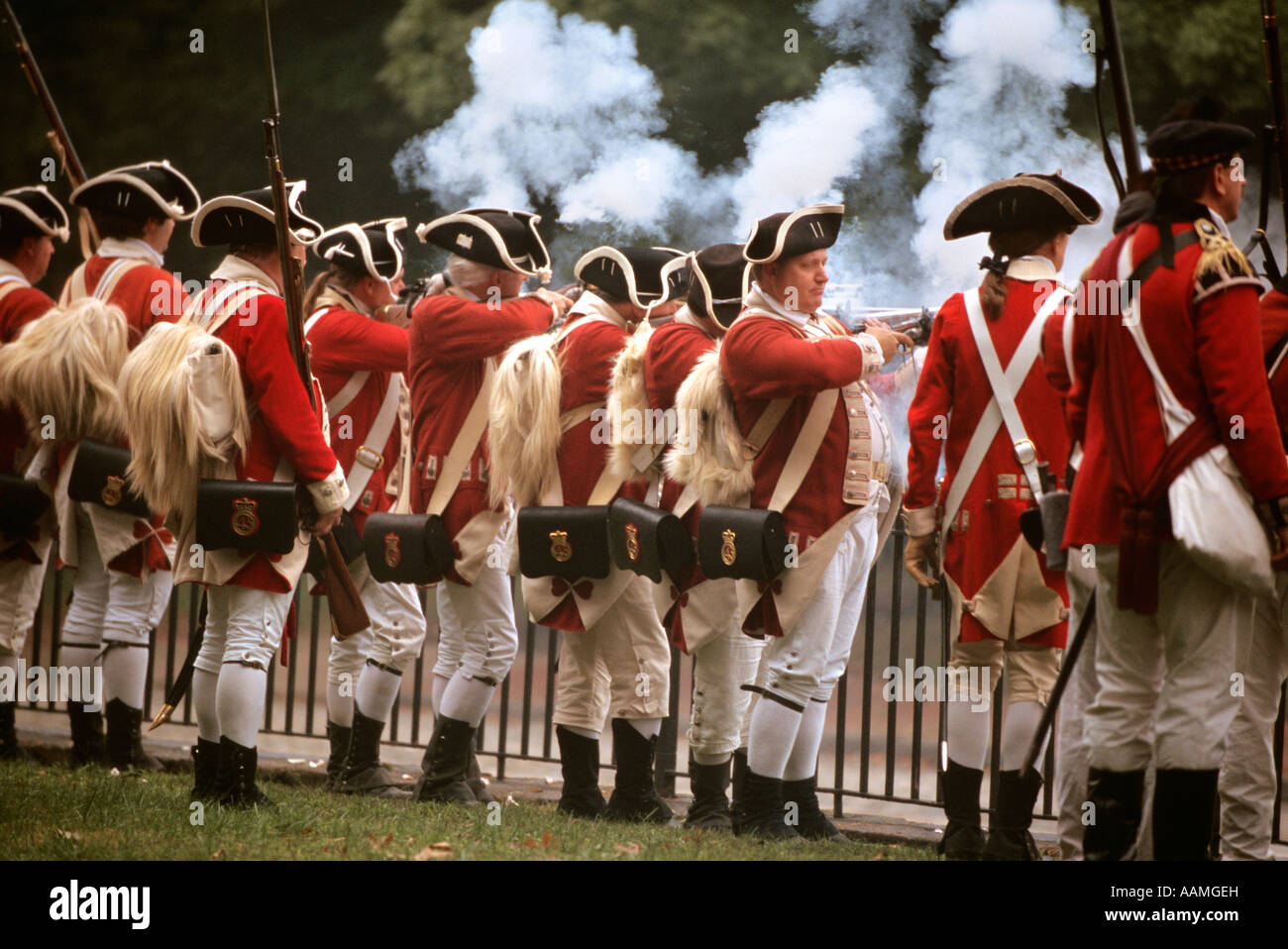 GERMANTOWN REENACTORS Foto Stock