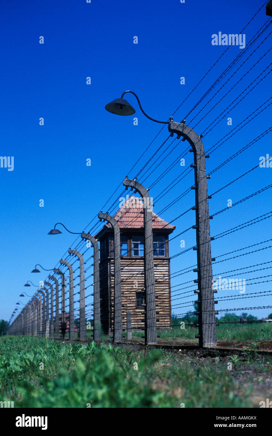 II di Auschwitz Birkenau POLONIA Foto Stock
