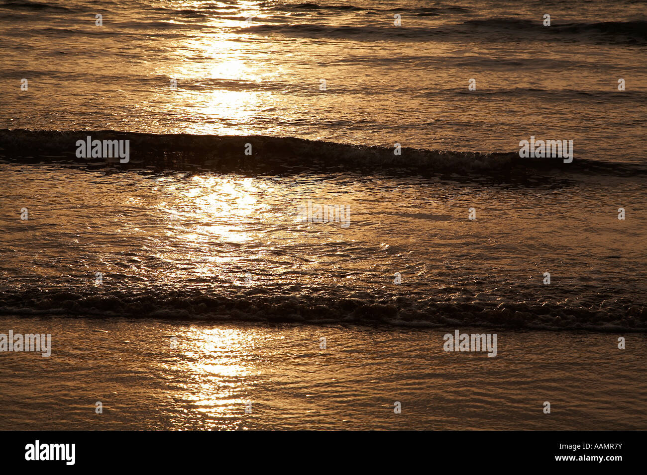 Forme d'onda, lo stile del tono di colore caldo Foto Stock