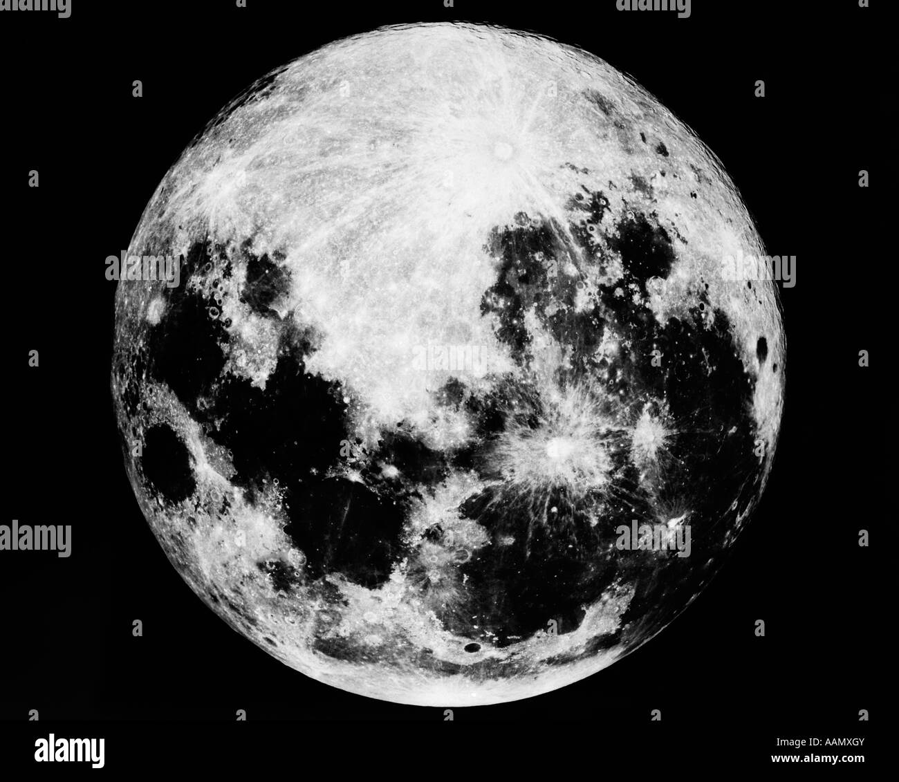 Anni Cinquanta close-up di luna Foto Stock