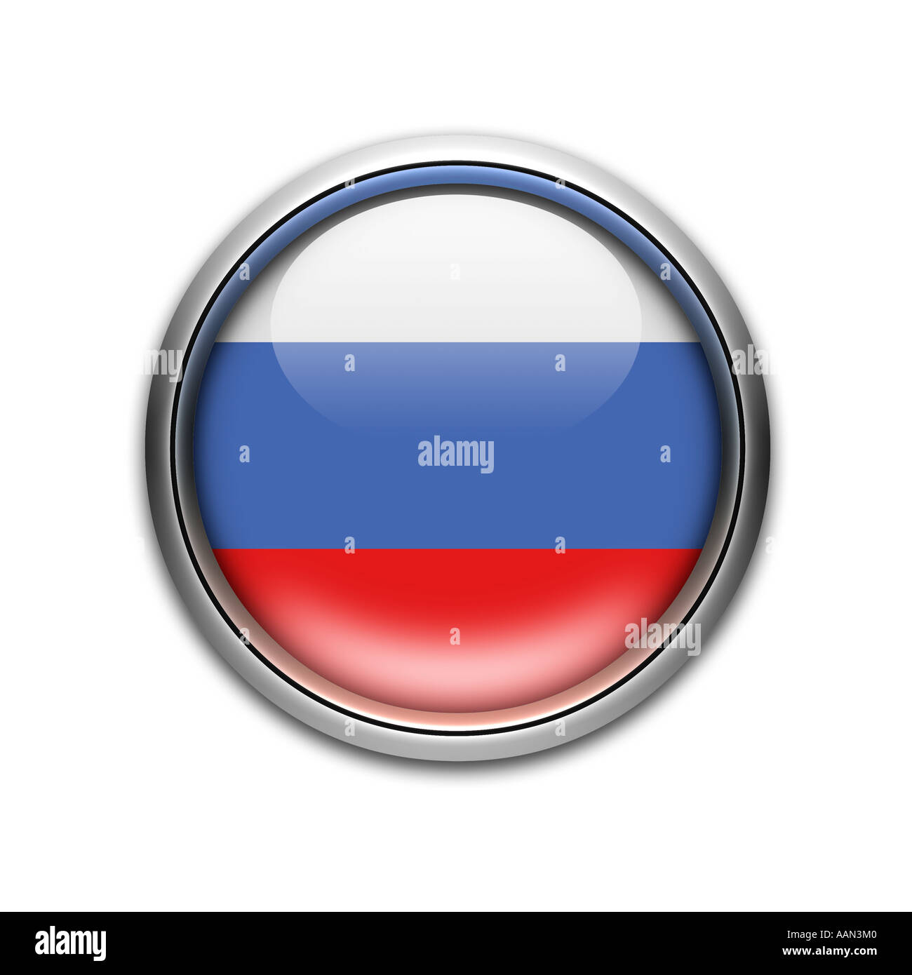 Bandiera della federazione russa bandiera della Russia Foto Stock