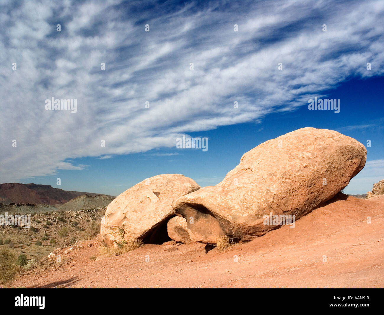 Arches National Park. Nei pressi di Moab. Lo stato dello Utah. Stati Uniti d'America Foto Stock