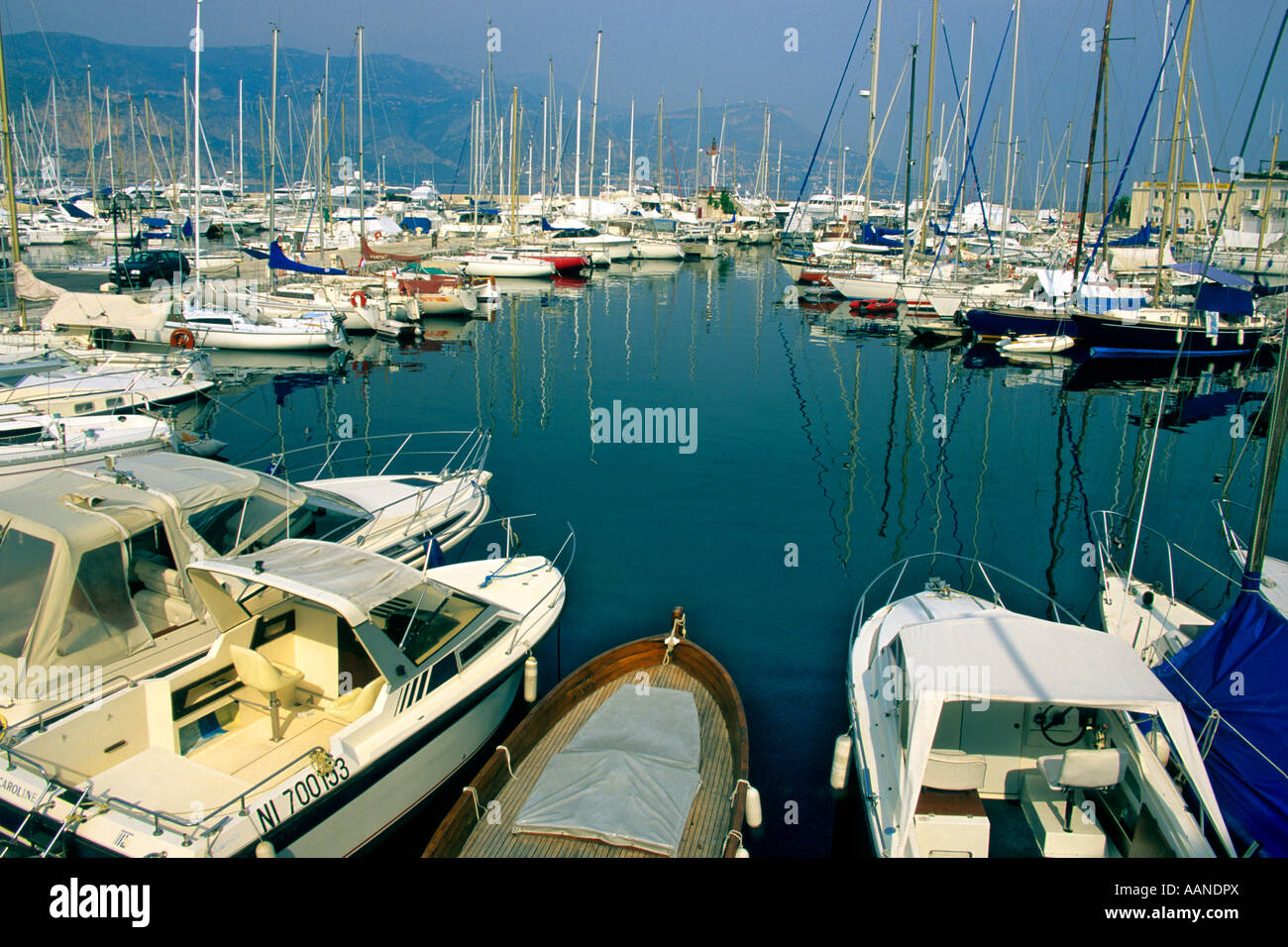 Saint-Jean-Cap-Ferrat marina, Provenza, sud della Francia Foto Stock