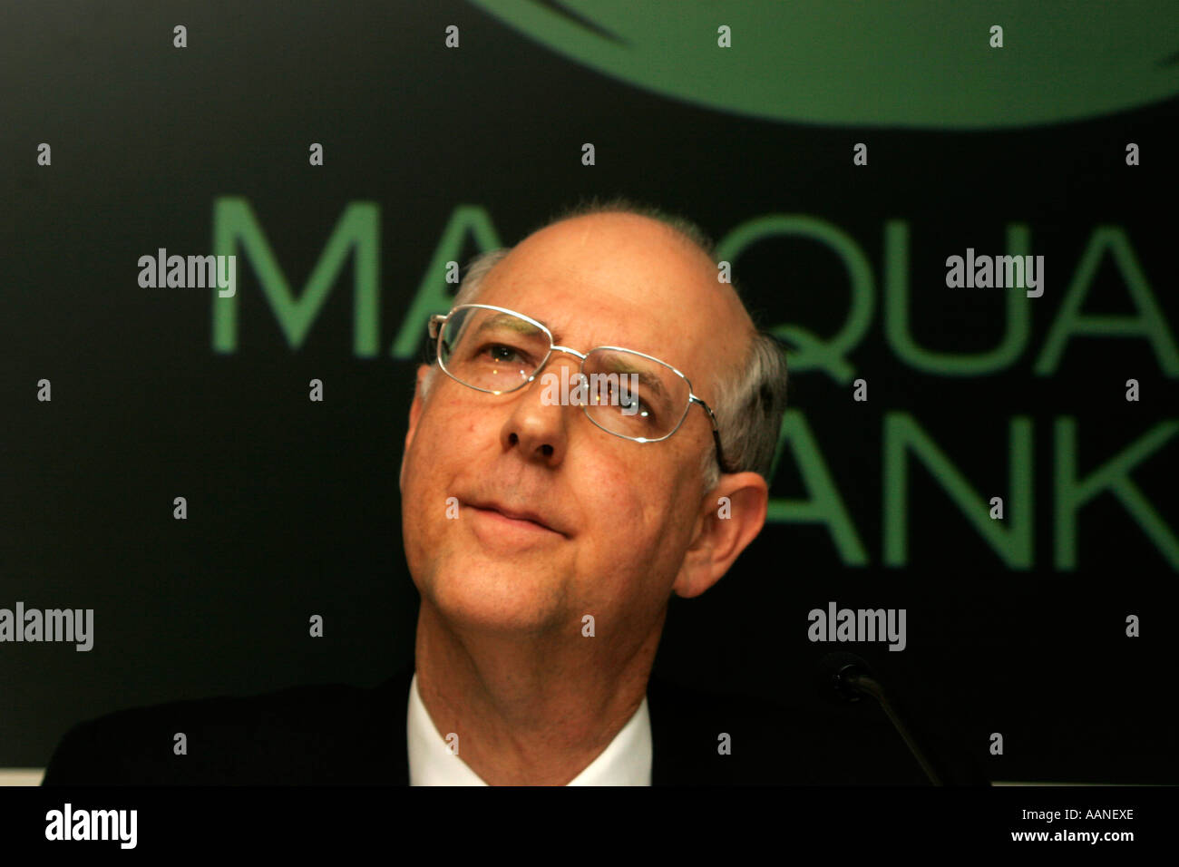 Allan Moss, CEO dell'Australia Macquarie Bank. Foto Stock