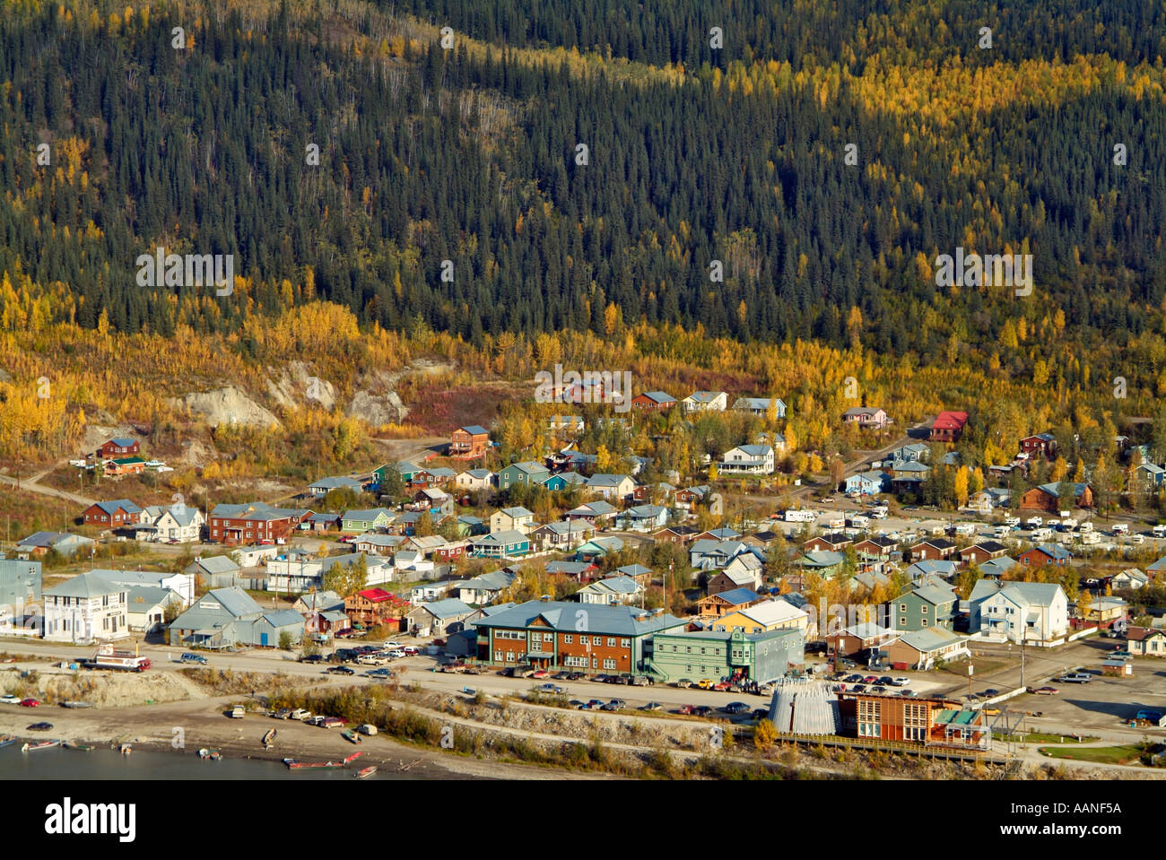 Dawson City, Yukon, Canada Foto Stock