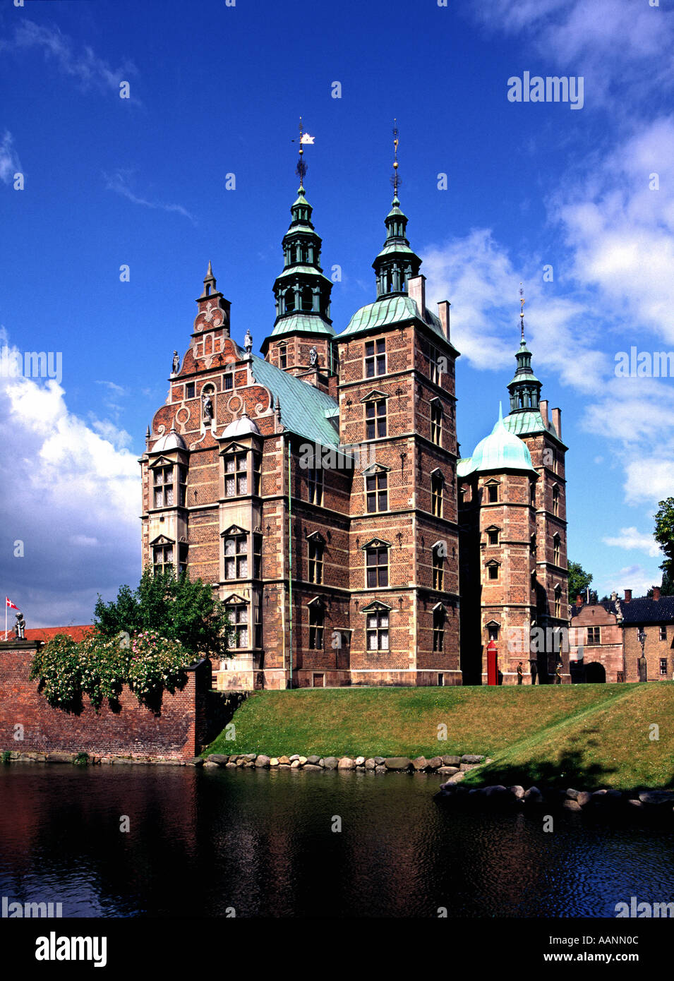 Danimarca Copenhagen Rosenborg Slot Palazzo Castello Foto Stock