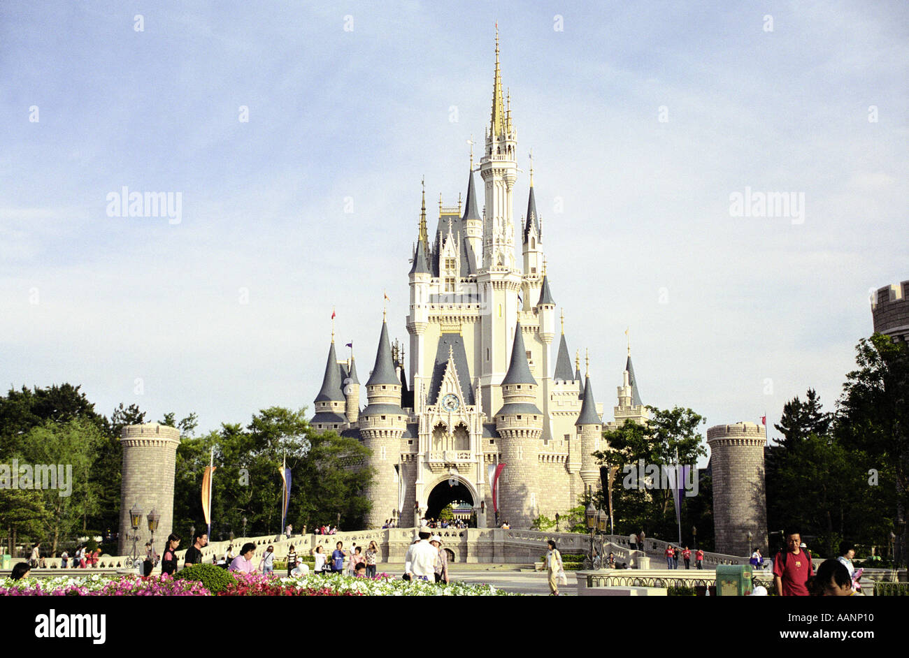 Il castello di Cinderellas Walt Disney Resort Tokyo Giappone Foto Stock