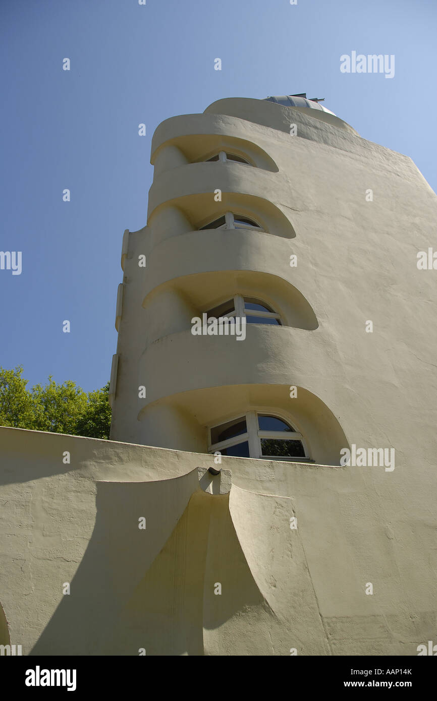 Torre Einstein, Osservatorio astrofisico di Albert Einstein Science Park, Germania, il Land Brandeburgo, Potsdam Foto Stock