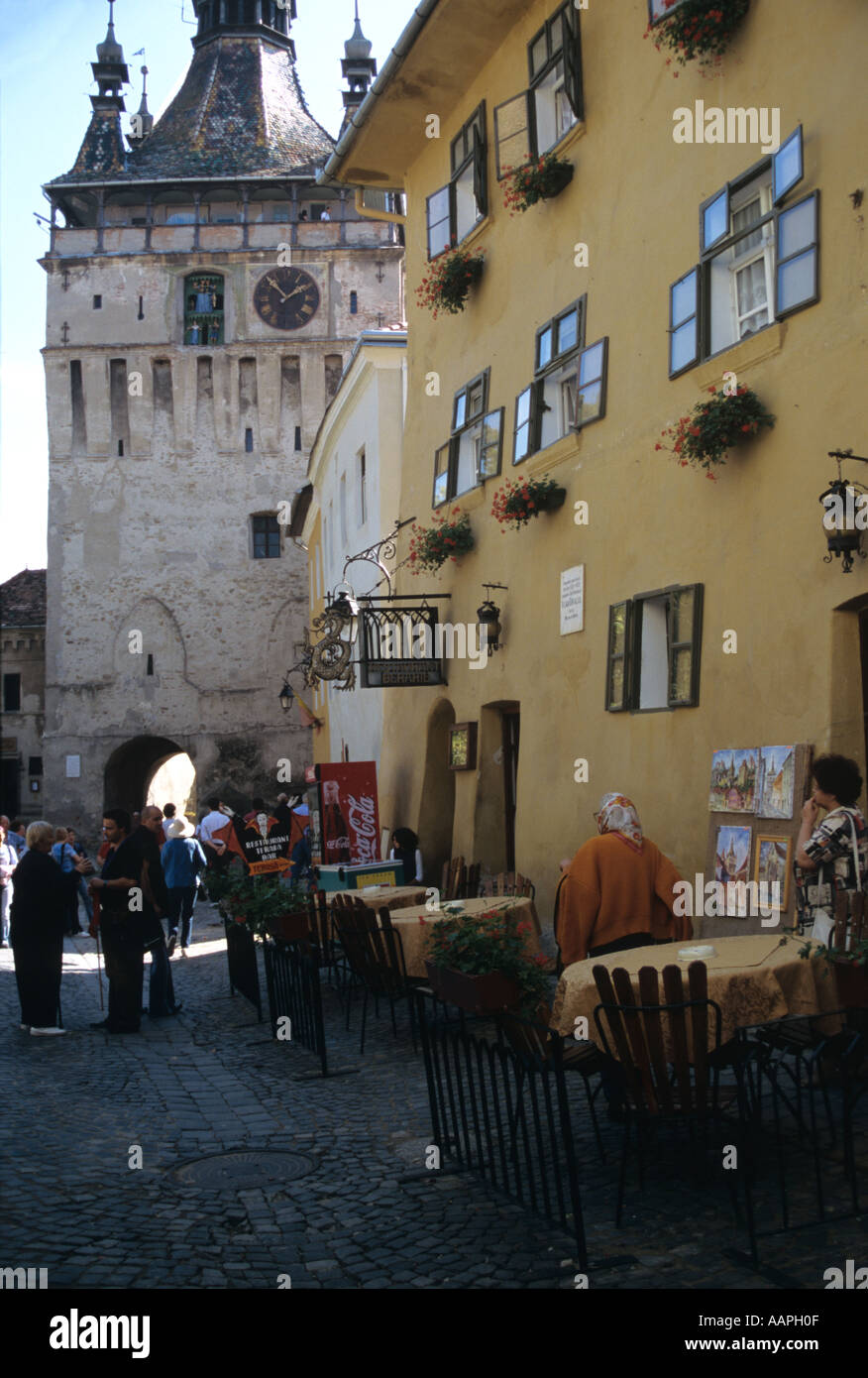Il luogo di nascita di Vlad Tepes altrimenti noto come Vlad l'Impalatore da cui carattere Dracula è stato ispirato Transilvania Rom Foto Stock