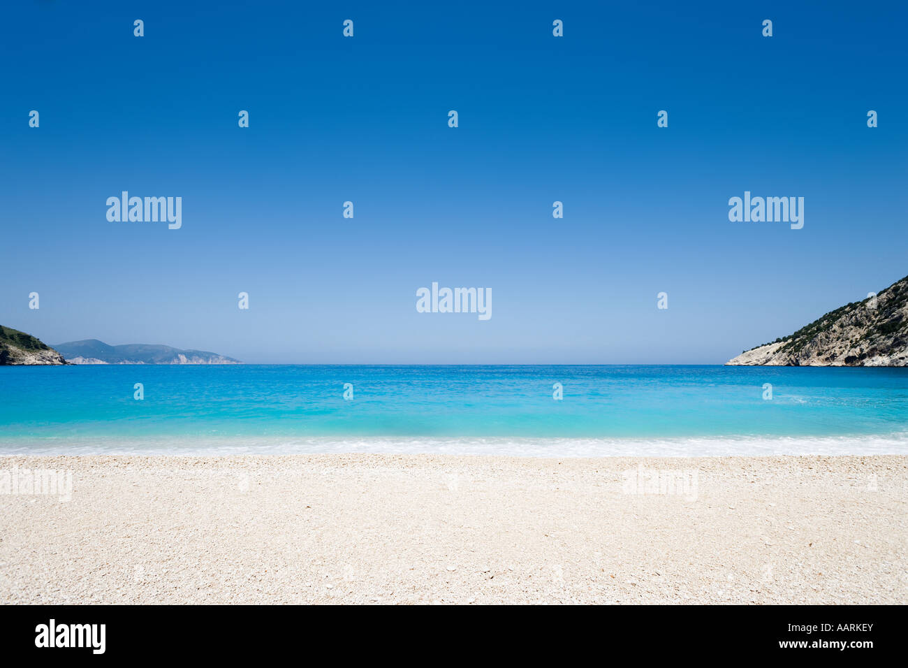 Spiaggia Mirtos, CEFALLONIA, ISOLE IONIE, Grecia Foto Stock
