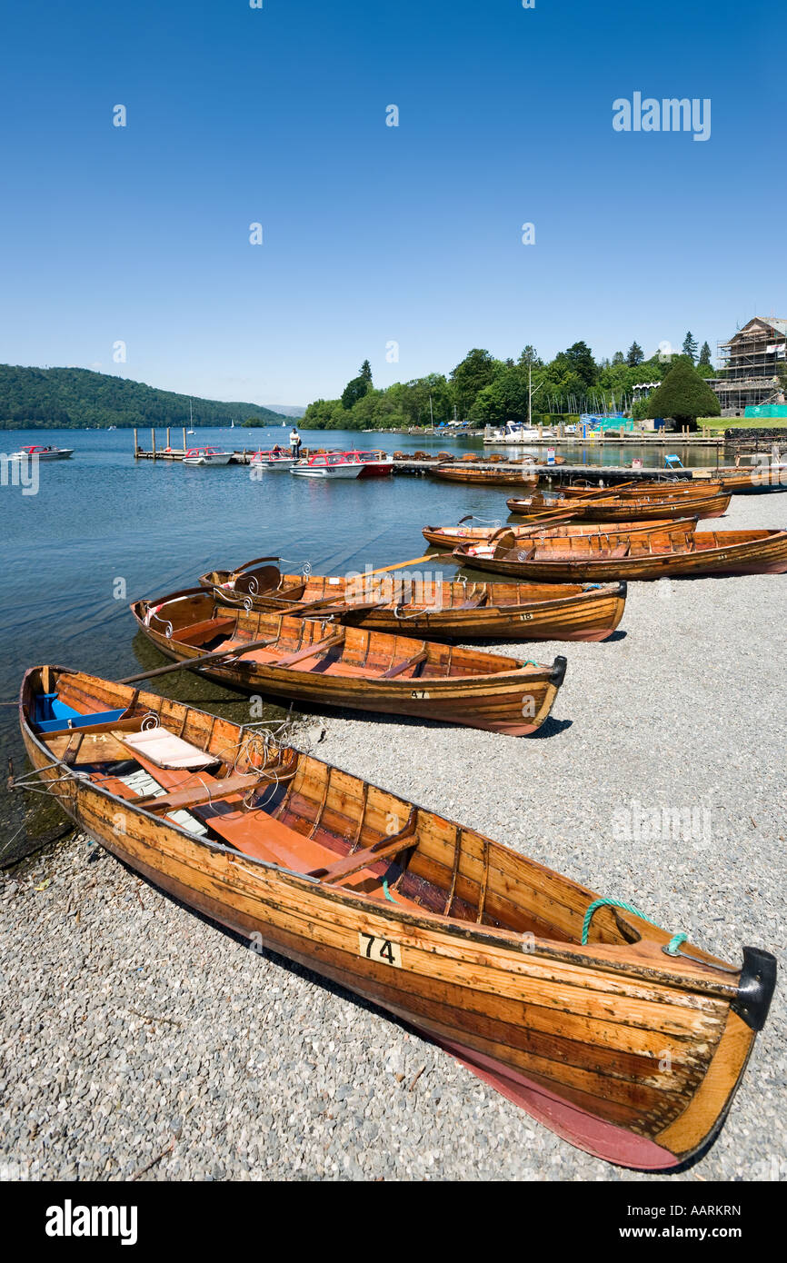 Bowness, Lago di Windermere, Lake District, Cumbria, England, Regno Unito Foto Stock