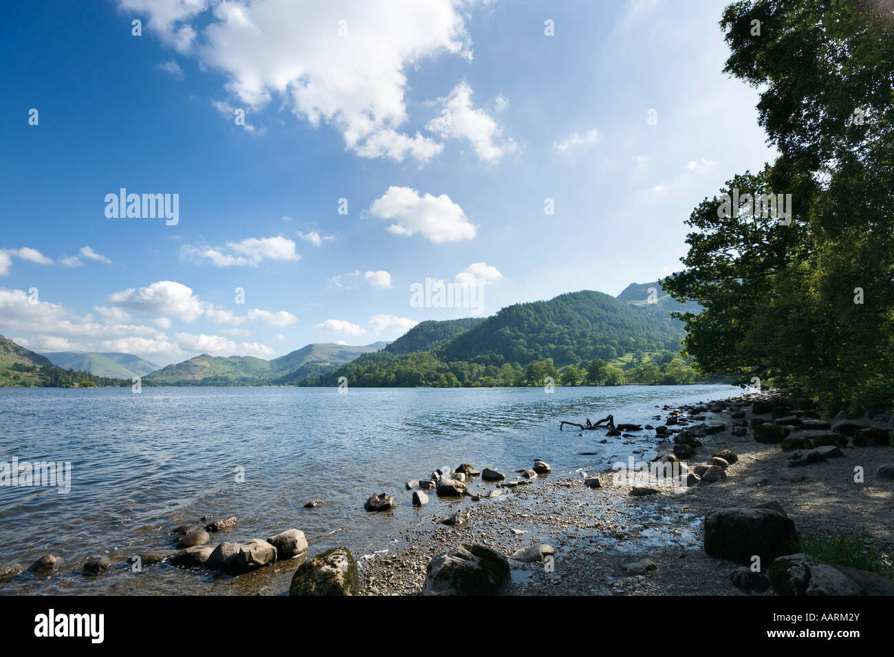 Ullswater, Parco Nazionale del Distretto dei Laghi, Cumbria, England, Regno Unito Foto Stock