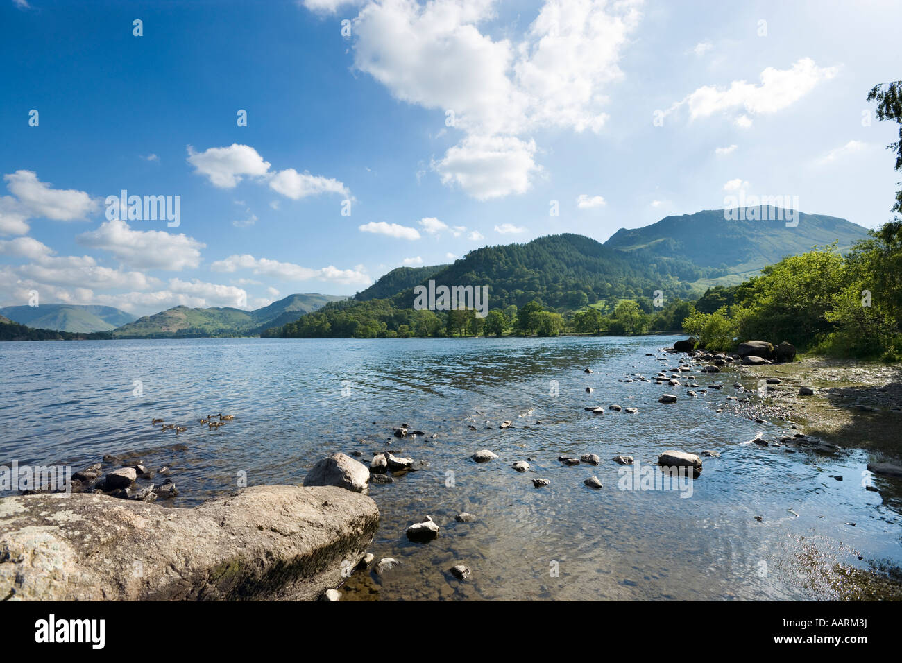 Ullswater, Parco Nazionale del Distretto dei Laghi, Cumbria, England, Regno Unito Foto Stock