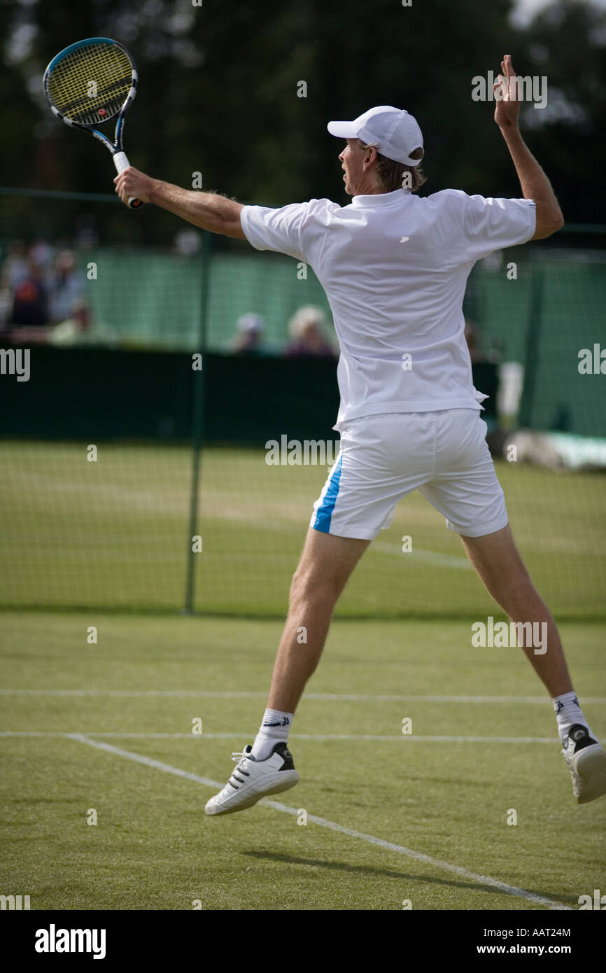 Australian Wayne ARTHURS vince la partita di qualificazione per i campionati di Wimbledon Giugno 2007 Roehampton Foto Stock