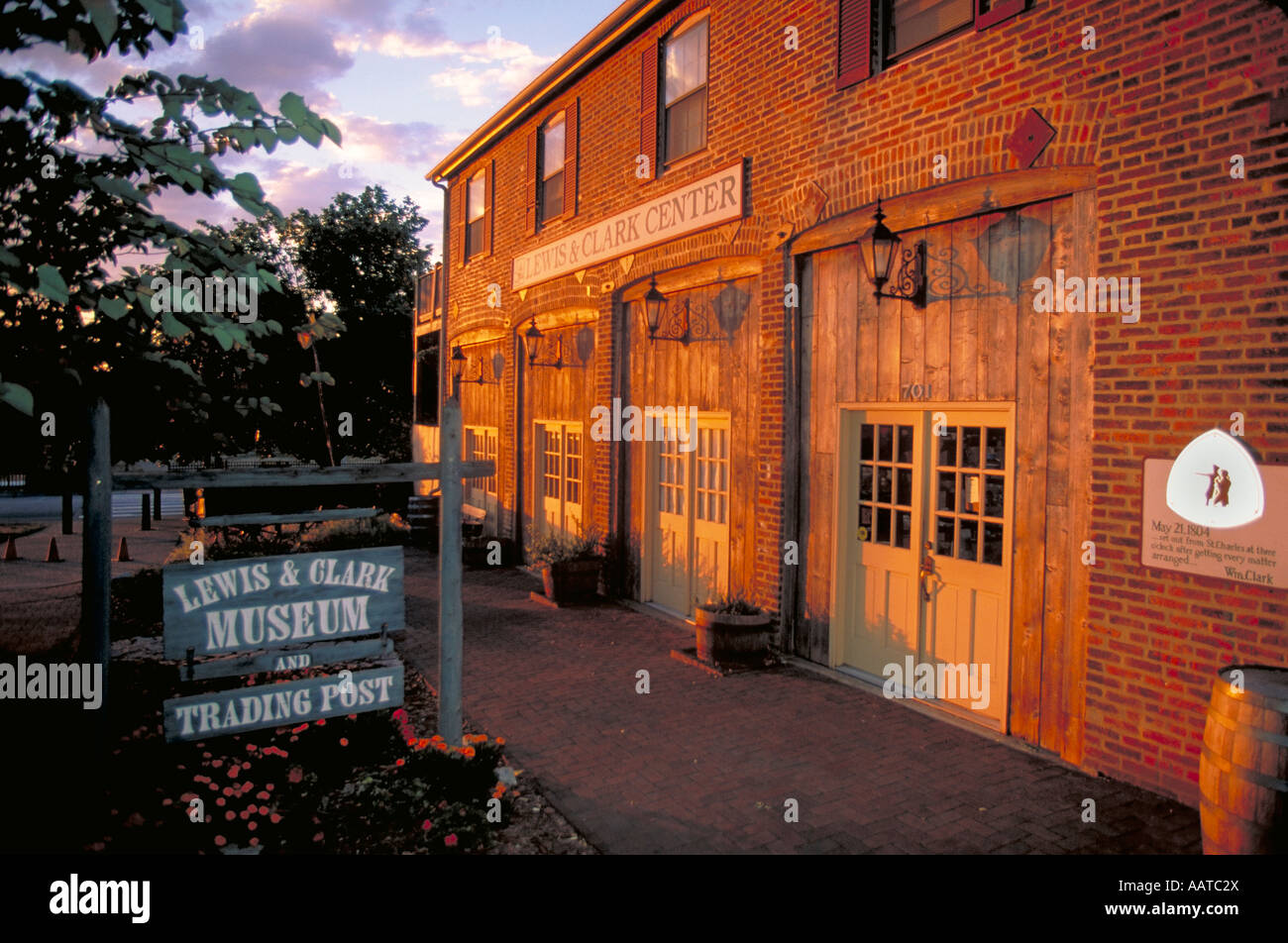 Elk271 2382 Missouri St Charles Lewis e Clark Museum Foto Stock