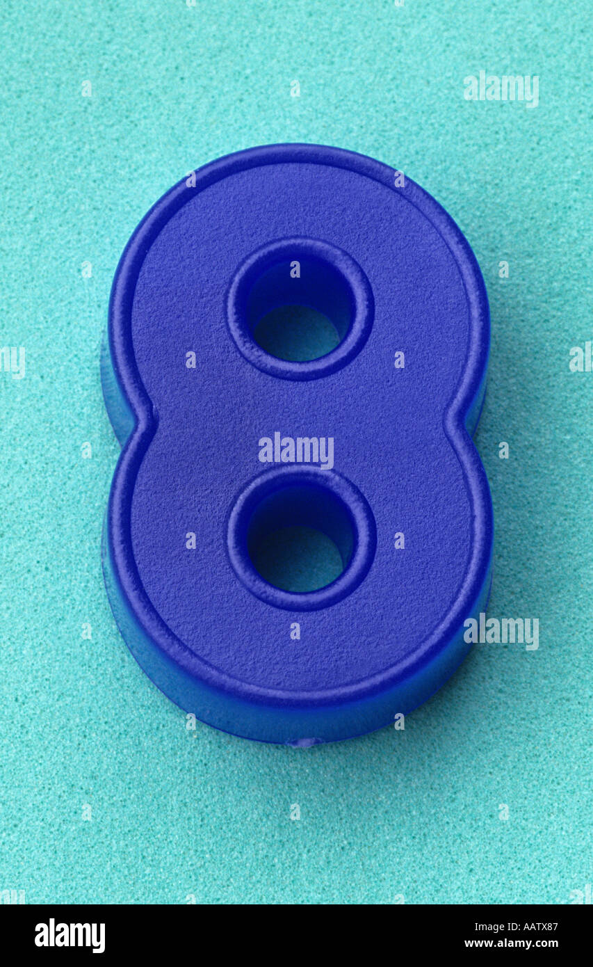 numero 8 Foto Stock