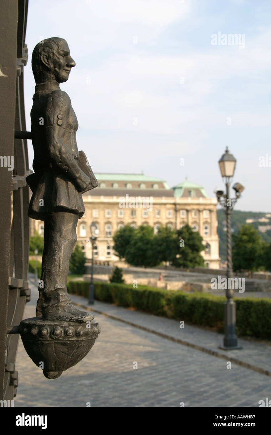 Royal Palace nel quartiere del castello di Budapest Foto Stock
