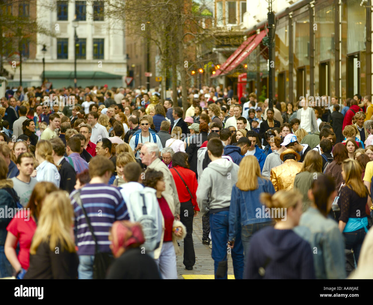 Covent Garden, St James Street, folle Foto Stock