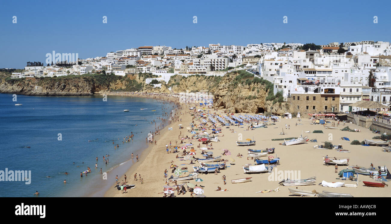 Algarve Albufeira, Spiaggia dei Pescatori Foto Stock