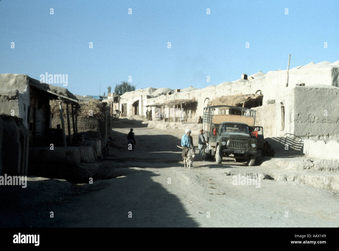 Una strada in Afghanistan Ghowmatch è visibile in questo file foto presa nel dicembre 1978, poco prima della invasione russa Foto Stock