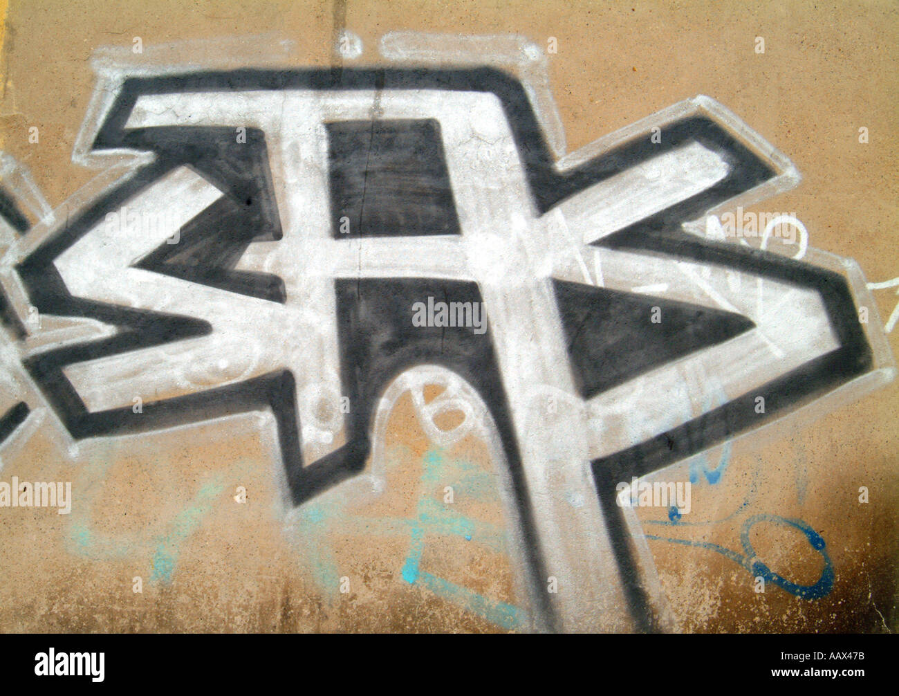 Graf graffiti grafitti sas Foto Stock