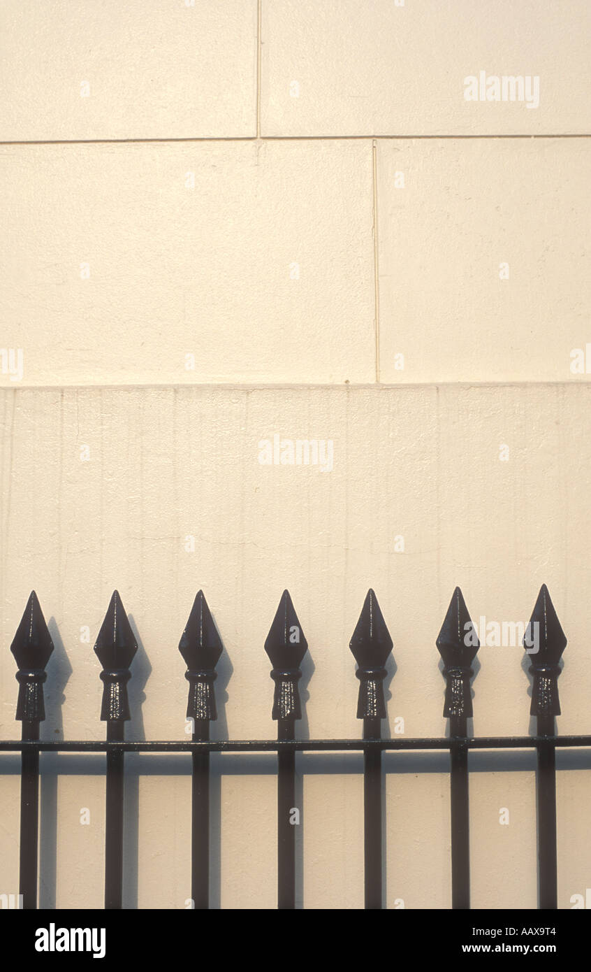 Recintata parete, London, Regno Unito Foto Stock