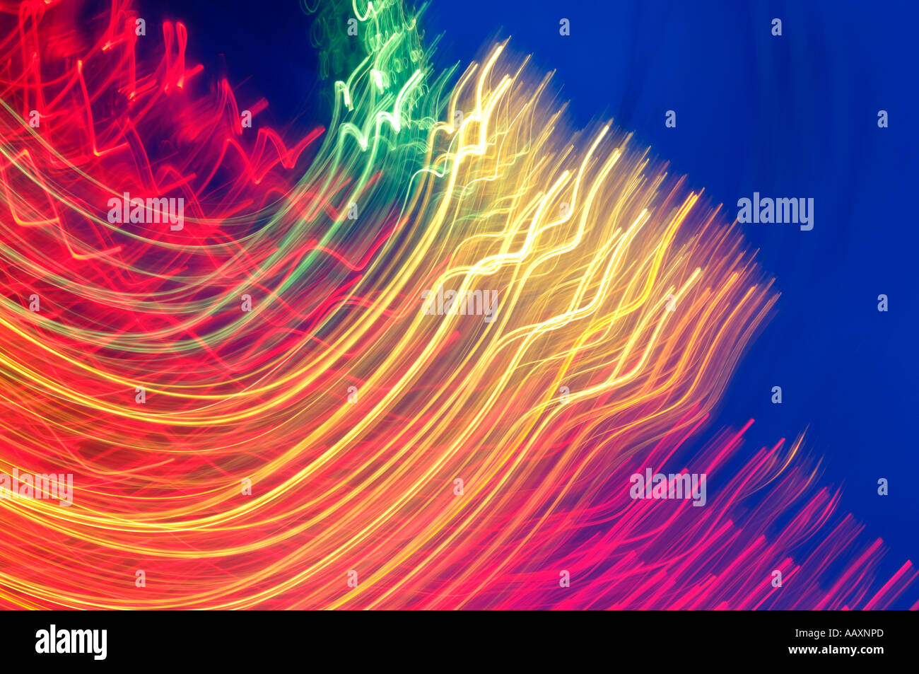 Abstract colorate luci della fiera Foto Stock