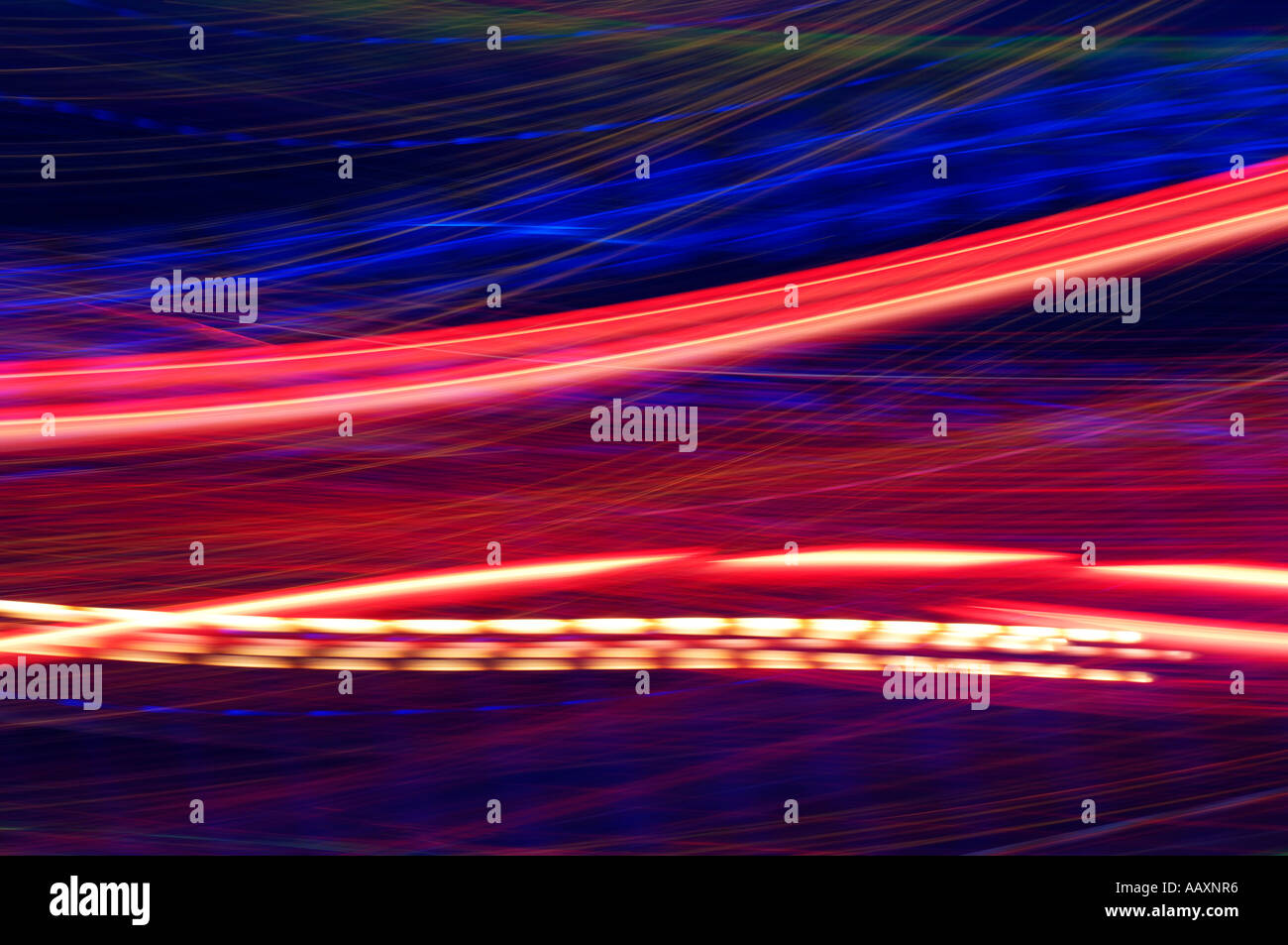 Abstract colorate luci della fiera Foto Stock