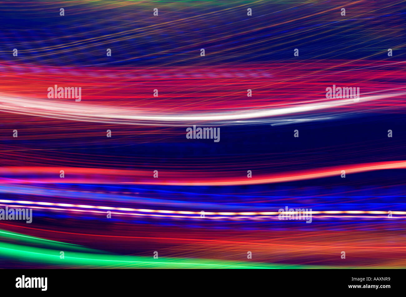 Abstract colorate luci della fiera Foto Stock