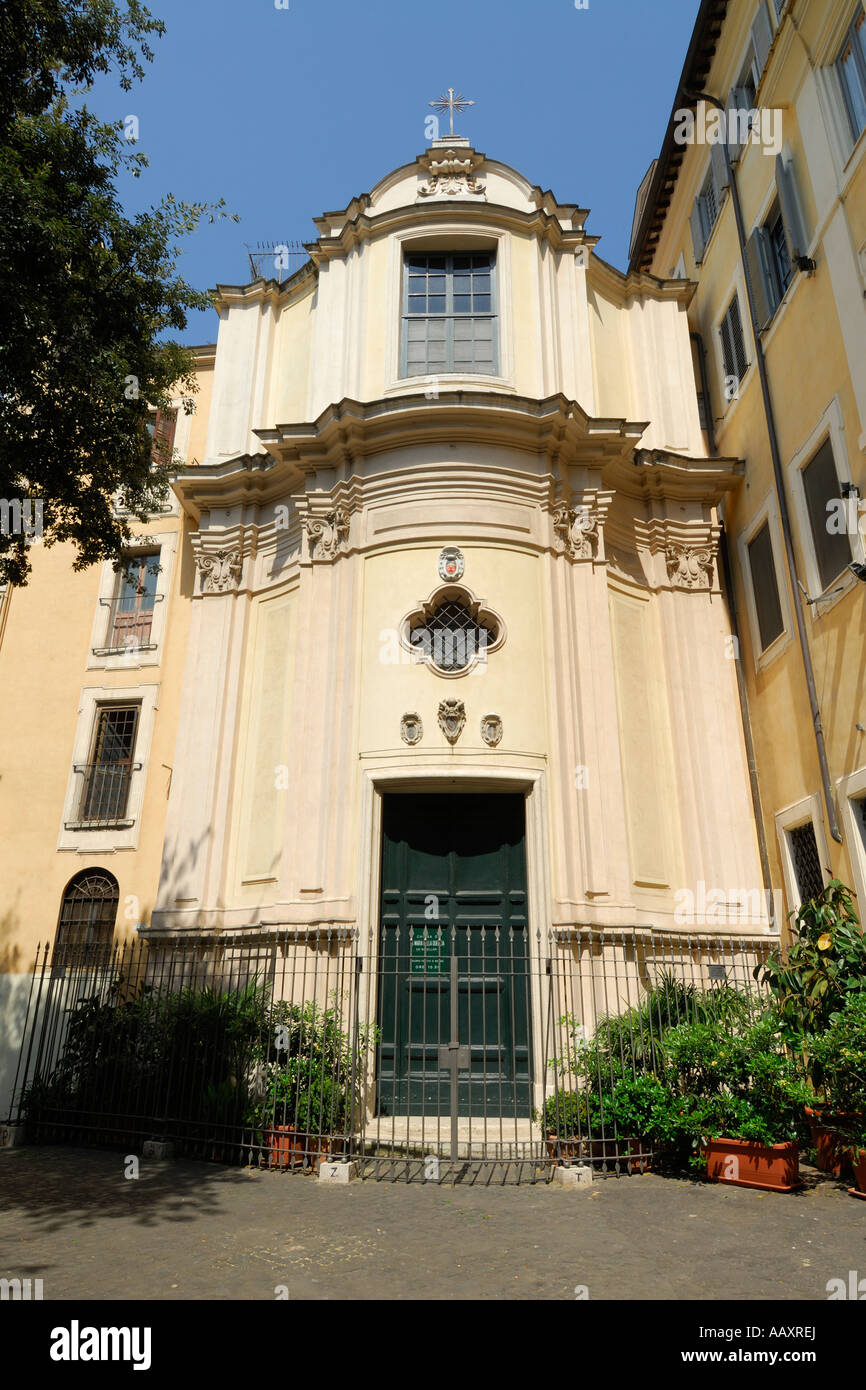 Roma Italia la chiesa di Santa Maria della Quercia dei Macellari Foto Stock