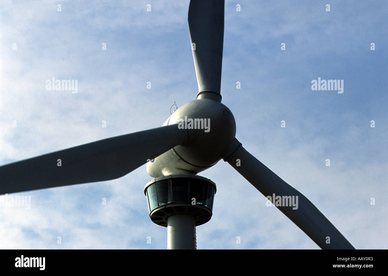 Ecotricity 1.8 MW turbina eolica, Swaffham, Norfolk, Regno Unito. Foto Stock