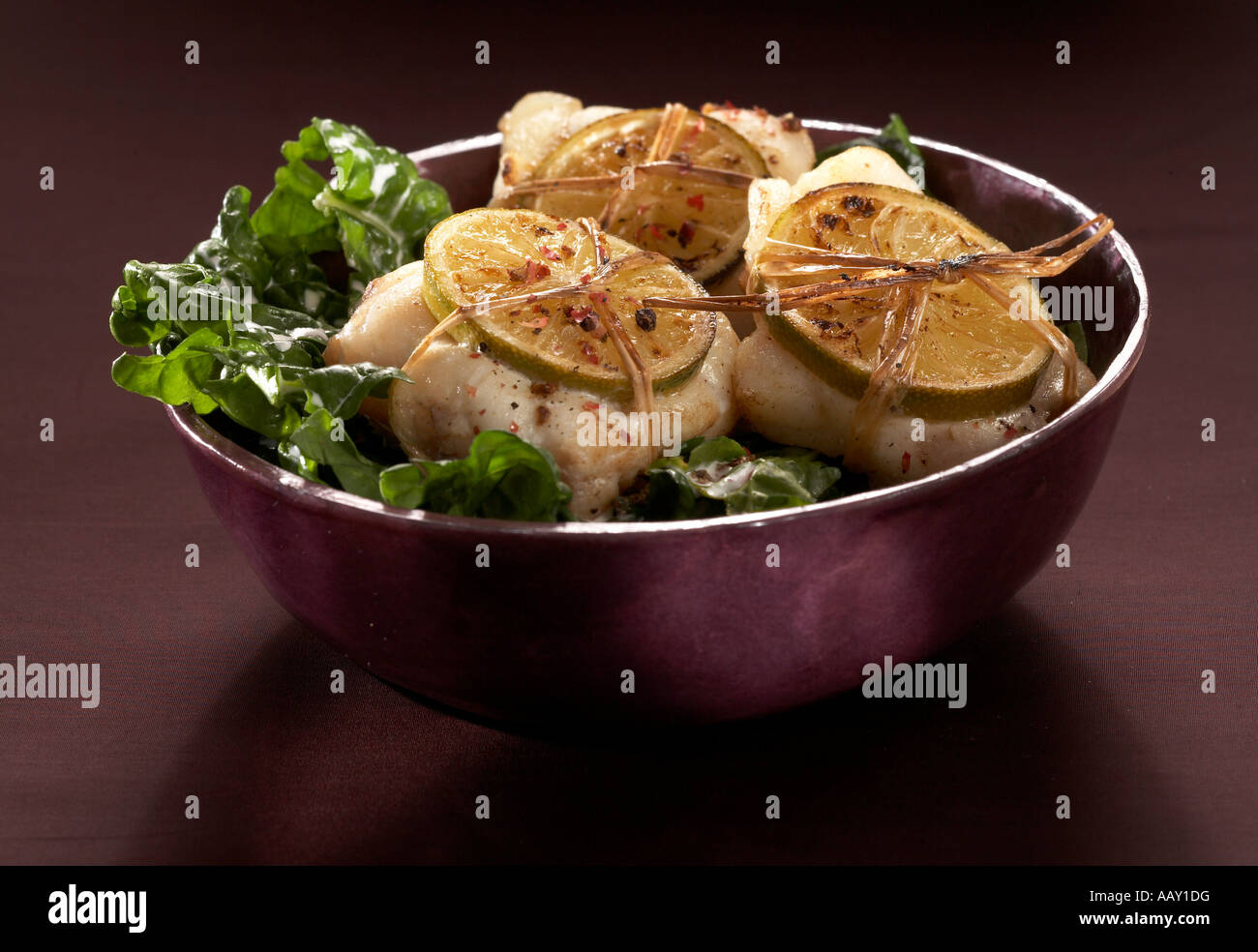 Stufati di Savoia con pesce bianco Foto Stock